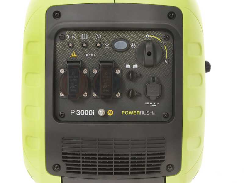 Pramac P3000I - Groupe &eacute;lectrog&egrave;ne inverter &agrave; essence insonoris&eacute; 2.6 kW - Continue 2.3 kW Monophas&eacute;