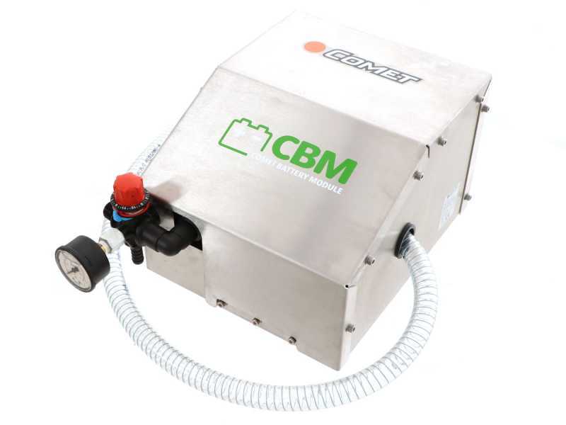 Pompe &agrave; batterie pour chariot de pulv&eacute;risation Comet CBM 1200 HP