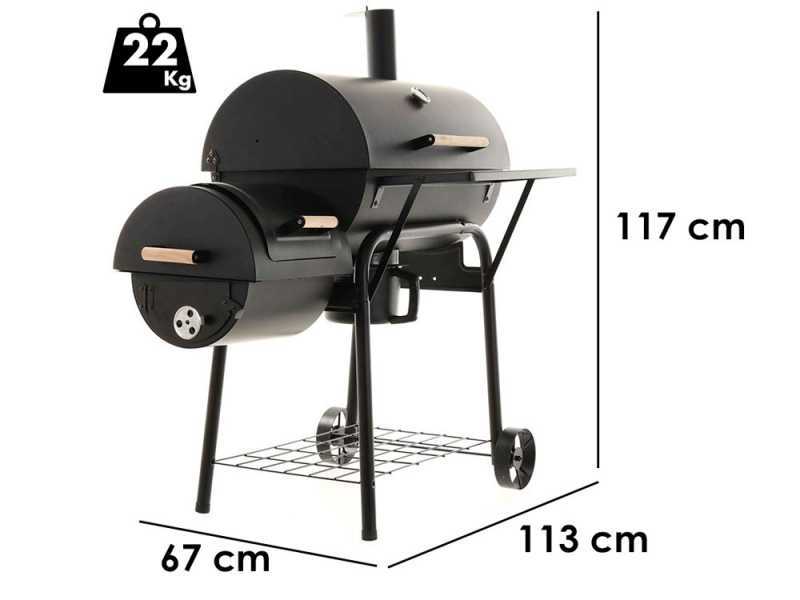 Royal Food CB 650-2 - Barbecue et fumoir &agrave; charbon
