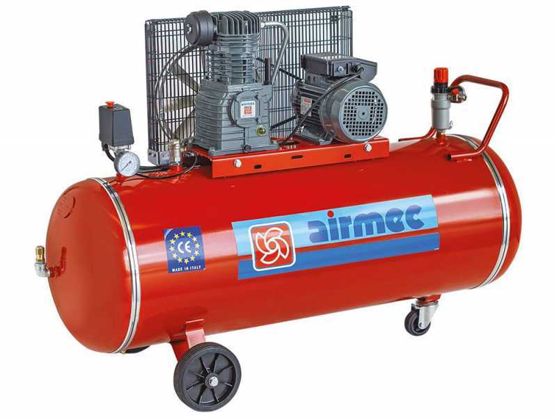 Airmec CR 203 - Compresseur d'air avec moteur &eacute;lectrique triphas&eacute; r&eacute;servoir 200 L