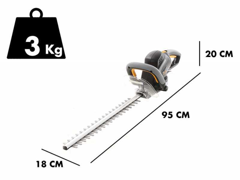 Taille-haie &eacute;lectrique Alpina AHT 500 E -  500 watts - lames de 50 cm en acier au laser