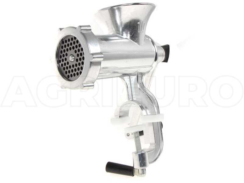 Palumbo Pavi n&deg;10 - Hachoir &agrave; viande manuel &agrave; manivelle - en aluminium
