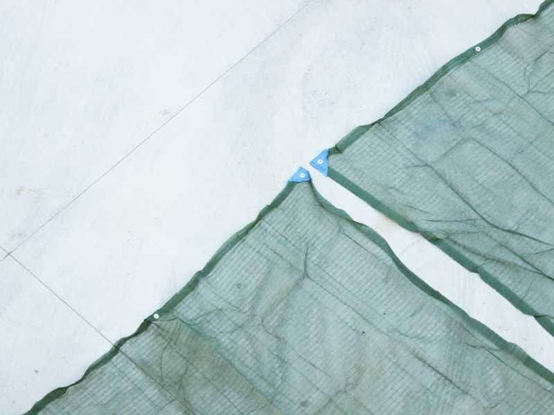 2 filets anti&eacute;pines et antid&eacute;chirures pour cueillette olives 6x12m - Toile filet 95g/m2