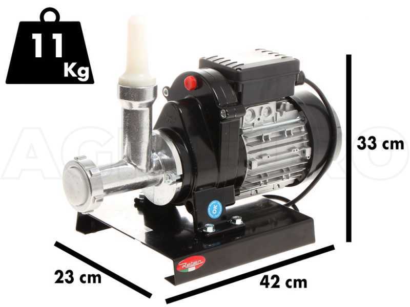 Reber N.5 9601N-8400N - Extrudeuse - Machine &agrave; p&acirc;tes avec moteur &eacute;lectrique &agrave; induction 500W