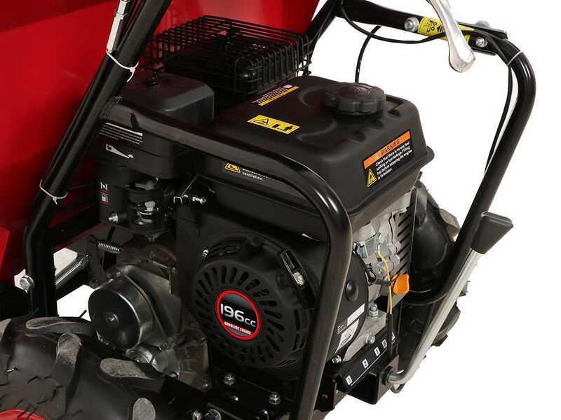 Brouette &agrave; moteur GeoTech Pro  GEOTRAK 500 - benne dumper 500 kg - 6 roues motrices