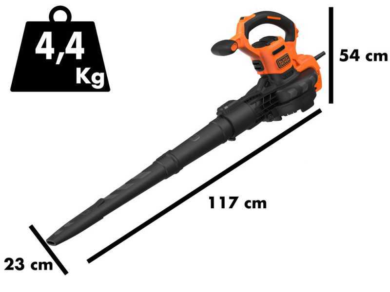 Black &amp; Decker BEBLV300 - Souffleur aspirateur &eacute;lectrique &agrave; feuilles 3 en 1
