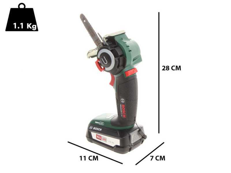 Scie &agrave; coupe droite NanoBlade sur batterie BOSCH ADVANCED CUT 18