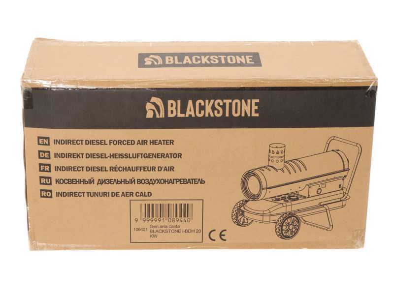 BlackStone i-BDH 20 KW - G&eacute;n&eacute;rateur d'air chaud diesel - &agrave; chauffage indirect - 20 KW