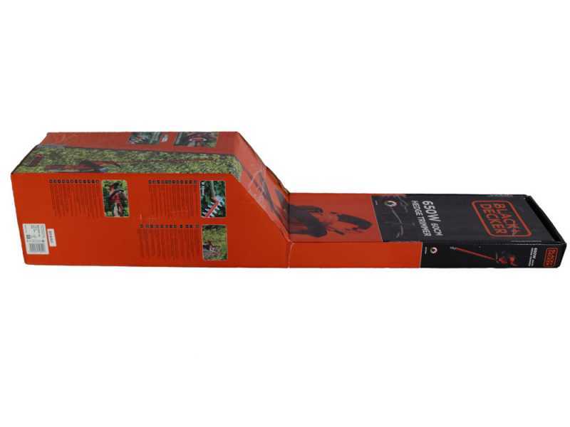 Taille-haie BLACK+DECKER BEHTS551 - 650 W avec lamier de 60 cm en acier