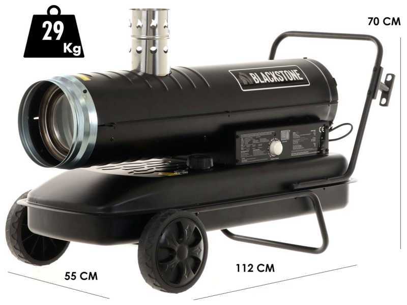 BlackStone i-BDH - G&eacute;n&eacute;rateur d'air chaud diesel - Chauffage indirect - 30 Kw