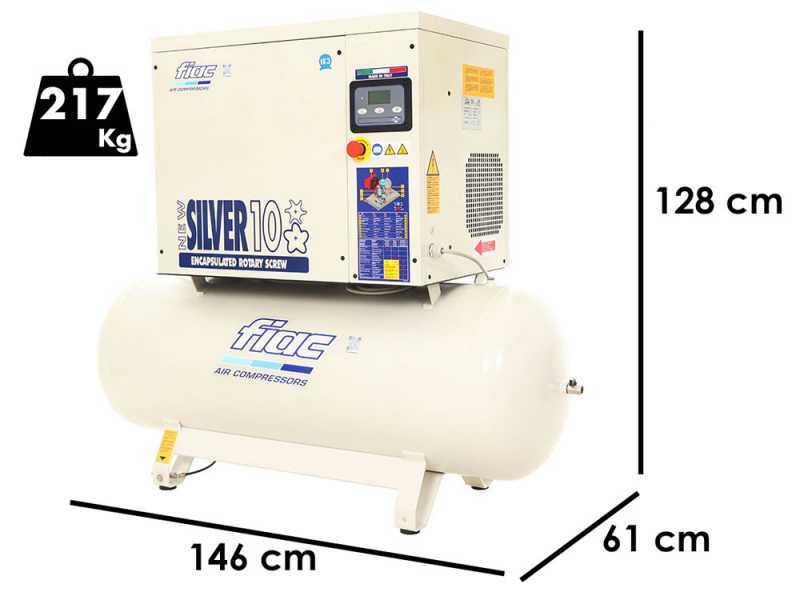 Fiac New Silver 10/300 - Compresseur rotatif &agrave; vis - Pression max 10 bars