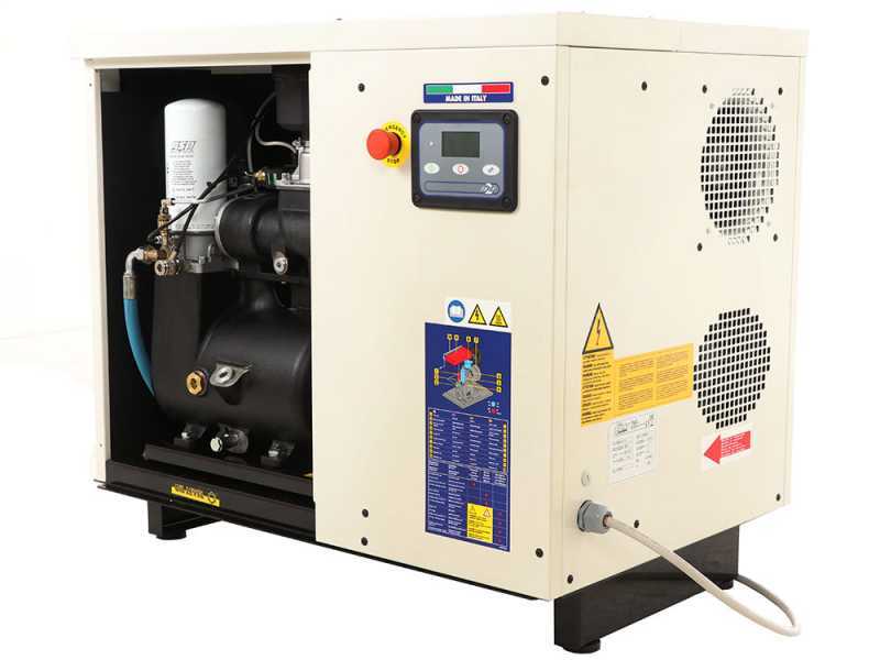 Fiac New Silver 15 - Compresseur rotatif triphas&eacute; &agrave; vis silencieux - Moteur 15 HP 