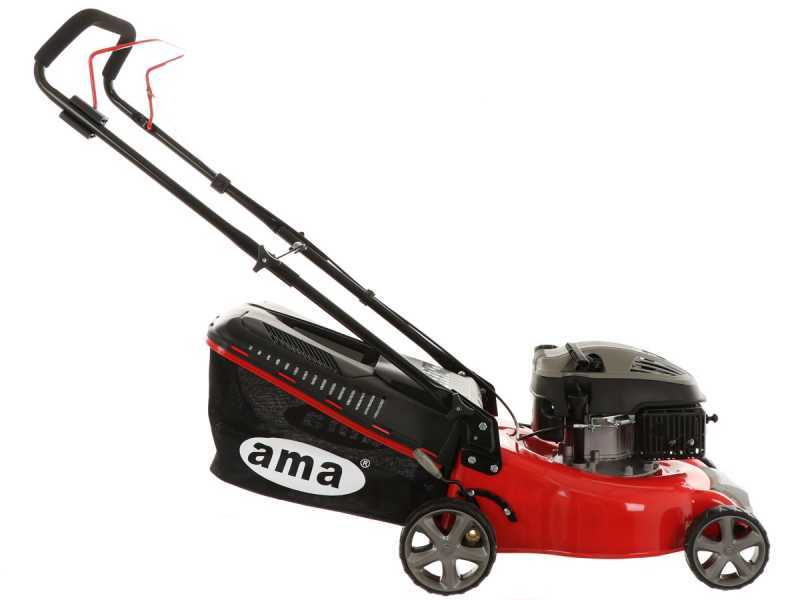 Tondeuse manuelle Ama TRX 421 - 3en1: ramassage + &eacute;jection arri&egrave;re + mulching