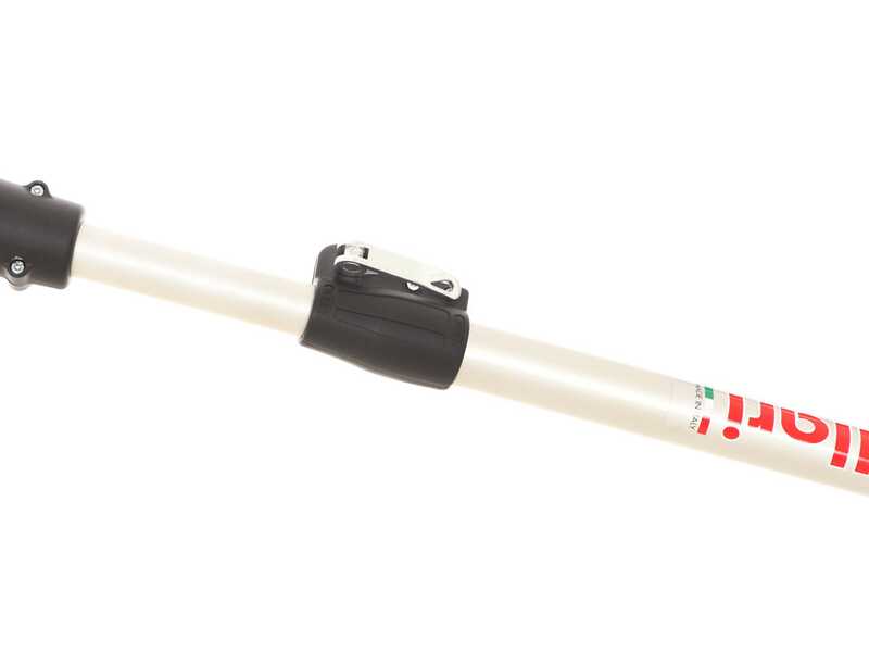 Castellari Vertigo C 12V - Peigne vibreur &eacute;lectrique &agrave; batterie de type automobile avec c&acirc;ble inclus - Perche aluminium t&eacute;lescopique 190/240 cm
