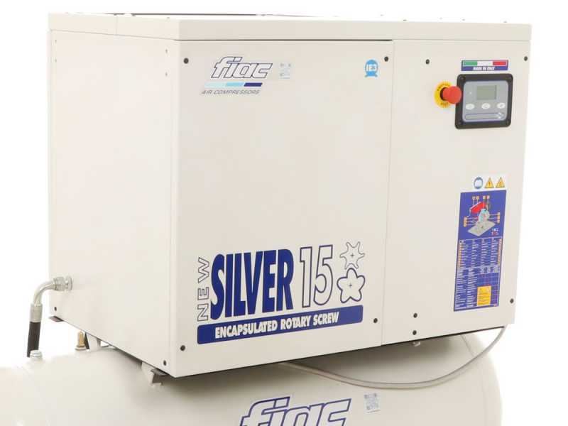 Fiac New Silver D 15/300 - Compresseur rotatif &agrave; vis - S&eacute;cheur d'air int&eacute;gr&eacute;