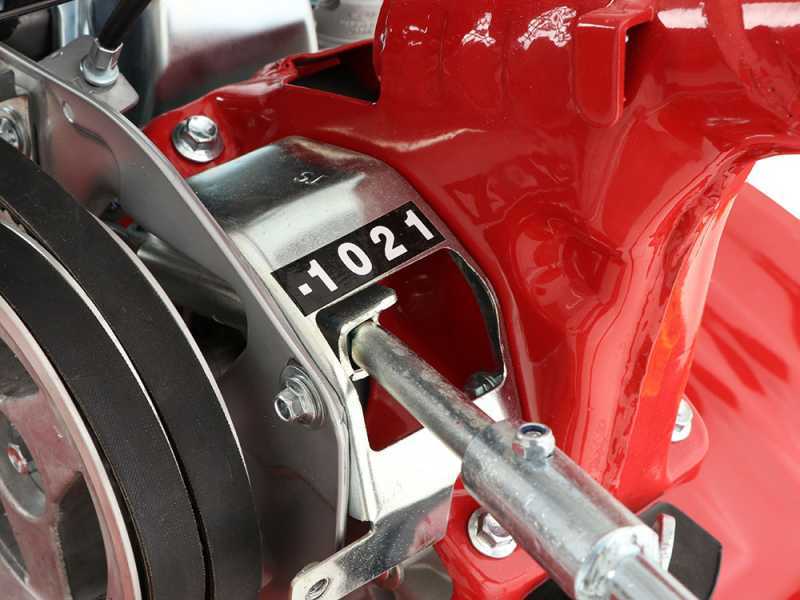 Motobineuse Ama MTZ80 - fraises 80cm - trasmission &agrave; courroie et cha&icirc;ne - moteur de 208 cm3