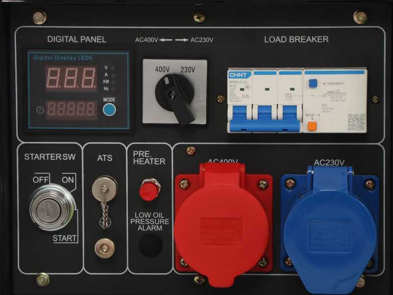 BlackStone OFB 8500-3 D-ES FP - Groupe &eacute;lectrog&egrave;ne diesel FullPower - 6.4 kw - Cadran ATS triphas&eacute; inclus