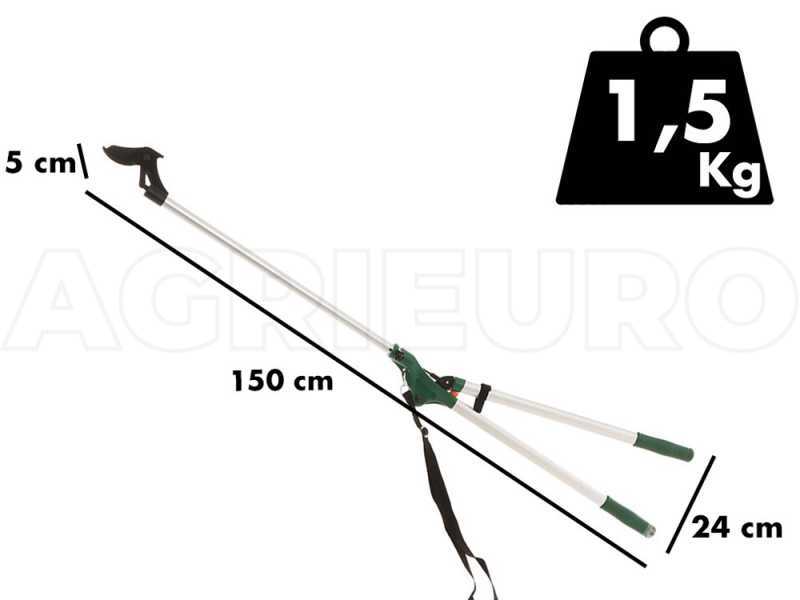 GeoTech FGP-150 - Coupe-branches sur longue perche de rallonge