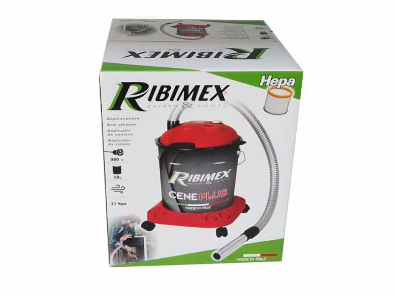 Aspirateur &agrave; cendres  Ribimex Ceneplus - Fonction souffleur - 950 W
