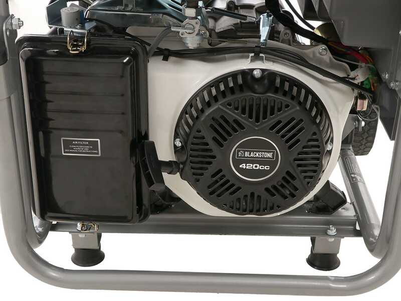 BlackStone BG 7550-X ES - Groupe &eacute;lectrog&egrave;ne sur chariot &agrave; essence avec AVR 5.4 kW - Continue 5 kW Monophas&eacute; + ATS