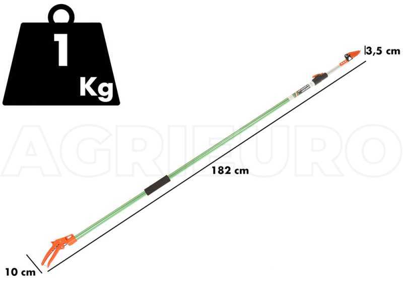 S&eacute;cateur sur perche t&eacute;lescoppique GeoTech FP 180-300 avec syst&egrave;me Cut &amp; Hold