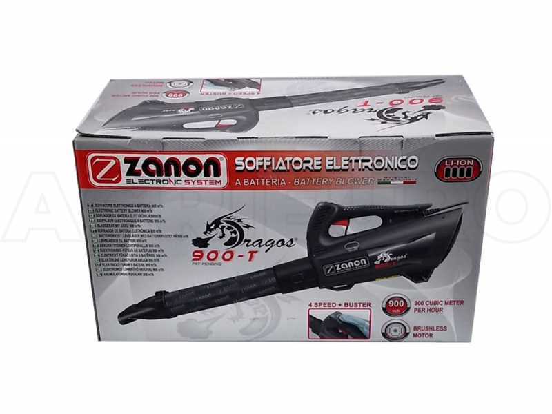 Zanon Dragos 900-T - Souffleur de feuilles sans fil - SANS BATTERIE NI CHARGEUR