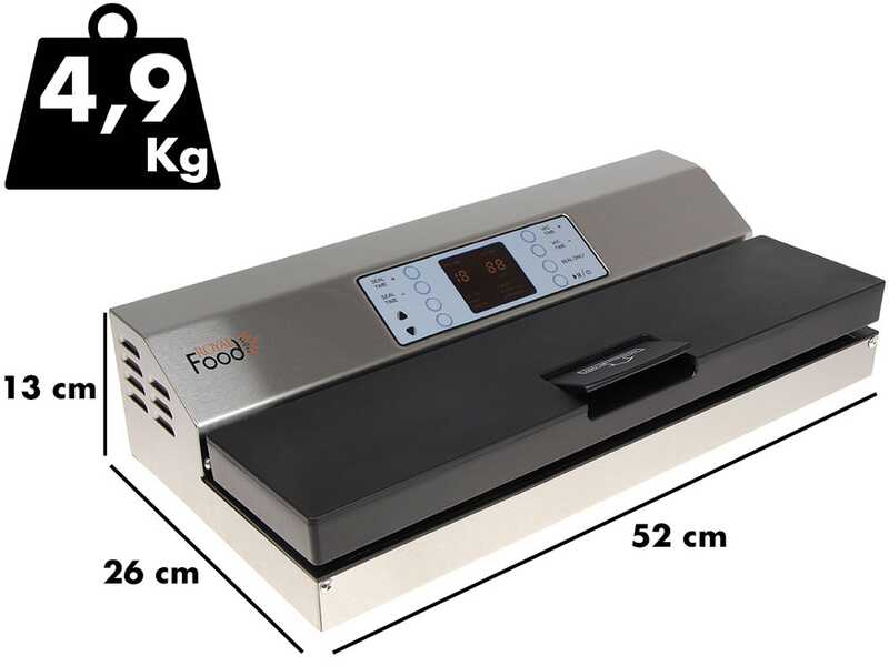 Royal Food VSP 4301 INOX - Machine sous vide - Double barre de soudure de 42 cm