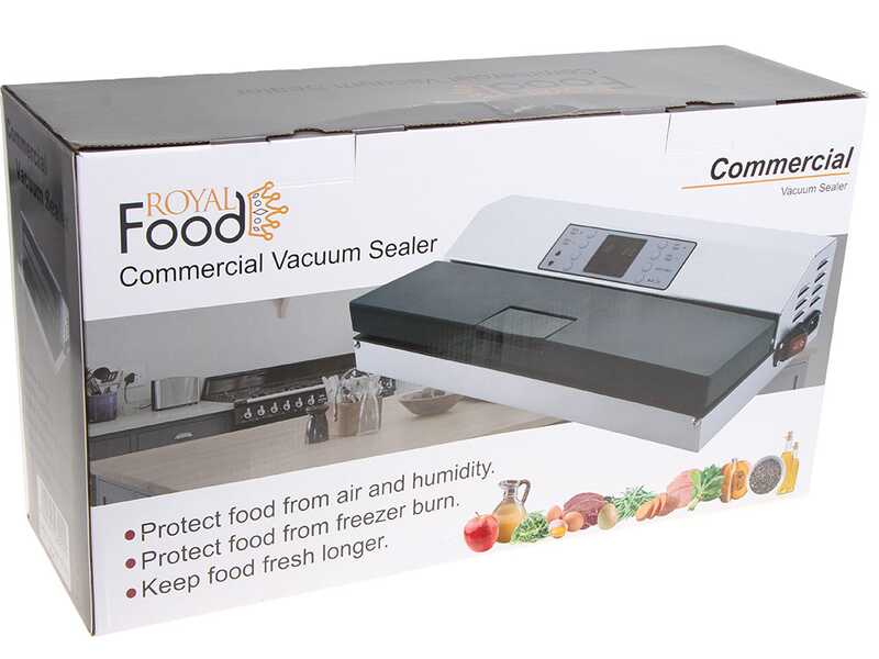 Royal Food VSP 4301 INOX - Machine sous vide - Double barre de soudure de 42 cm