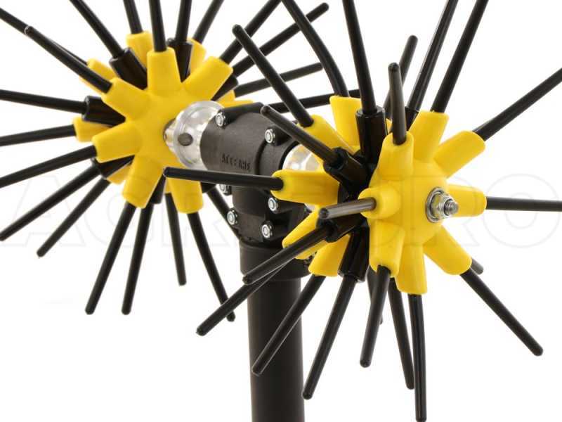 Peigne vibreur &agrave; batterie AgriEuro ASTERAS MAX CARBON perche en carbone