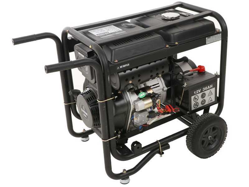 BlackStone OFB 8500-3 D-ES - Groupe &eacute;lectrog&egrave;ne Triphas&eacute; Diesel - 6.3 kw- Cadran ATS inclus