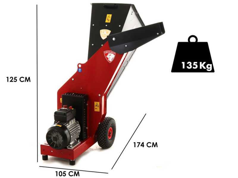 Ceccato Tritone Maxi Electric - Broyeur avec moteur &eacute;lectrique  - Triphas&eacute; 7.5 CV