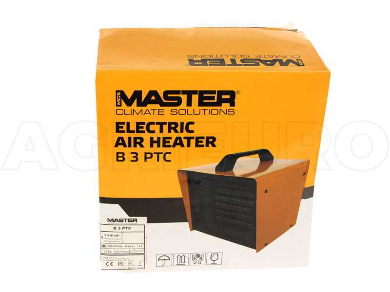 G&eacute;n&eacute;rateur d'air chaud &eacute;lectrique avec ventilateur Master B3 PTC - chauffage