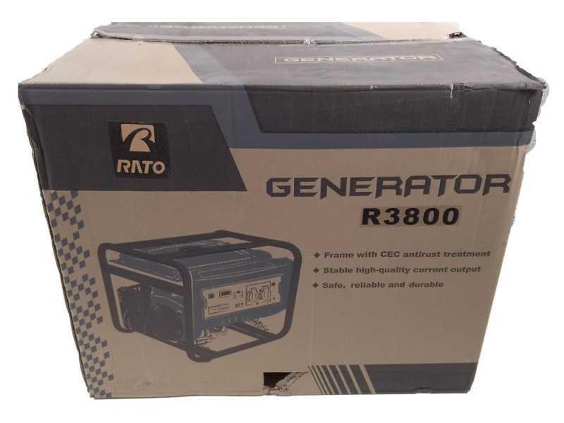 Rato R3800 AVR - Groupe &eacute;lectrog&egrave;ne &agrave; essence avec AVR 3.8 Kw - Continue 3.5 kW Monophas&eacute;