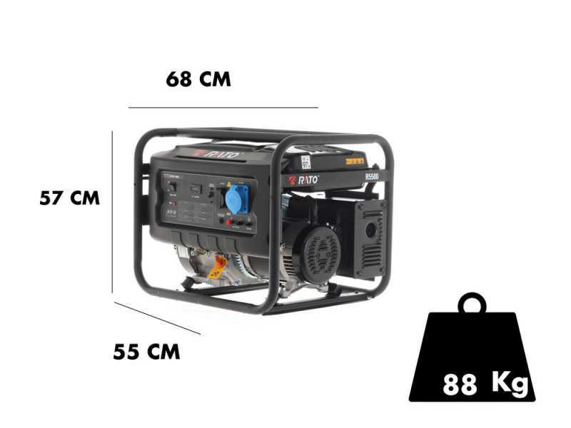 Rato R5500 AVR - Groupe &eacute;lectrog&egrave;ne 5,5 Kw - Monophas&eacute;