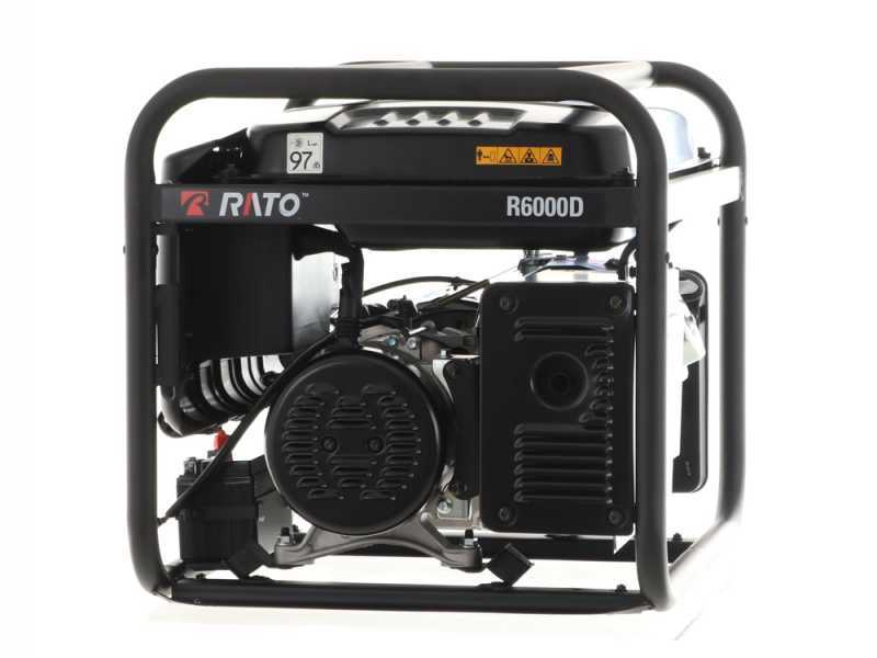 Rato R6000D AVR - Groupe &eacute;lectrog&egrave;ne &agrave; essence avec AVR et d&eacute;m. &eacute;lectrique 6 kW - Continue 5.5 kW Monophas&eacute;