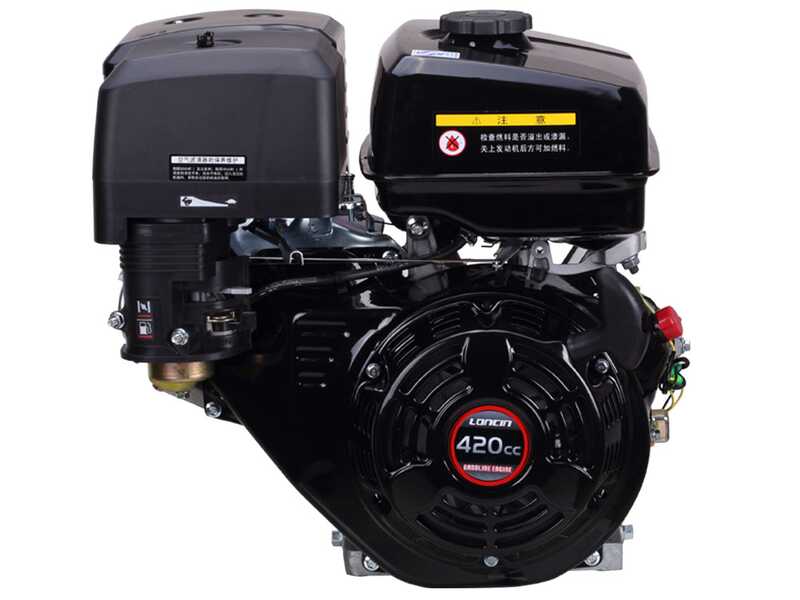 GeoTech Pro PCS 160LE PRO - Broyeur de branches thermique professionnel - Moteur Loncin G420FD