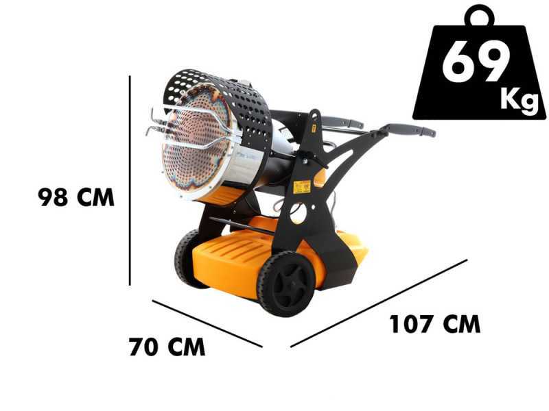 G&eacute;n&eacute;rateur d'air chaud &agrave; gasoil &agrave; chauffage direct Master XL 9 SR