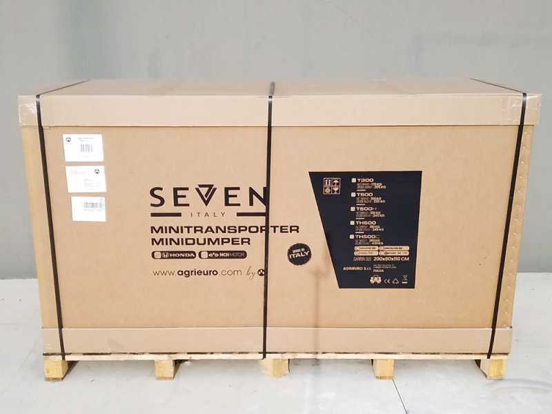 Brouette &agrave; chenilles Seven Italy T500 GX-E - Benne extensible - d&eacute;marrage &eacute;lectrique - Capacit&eacute; portante 500 kg
