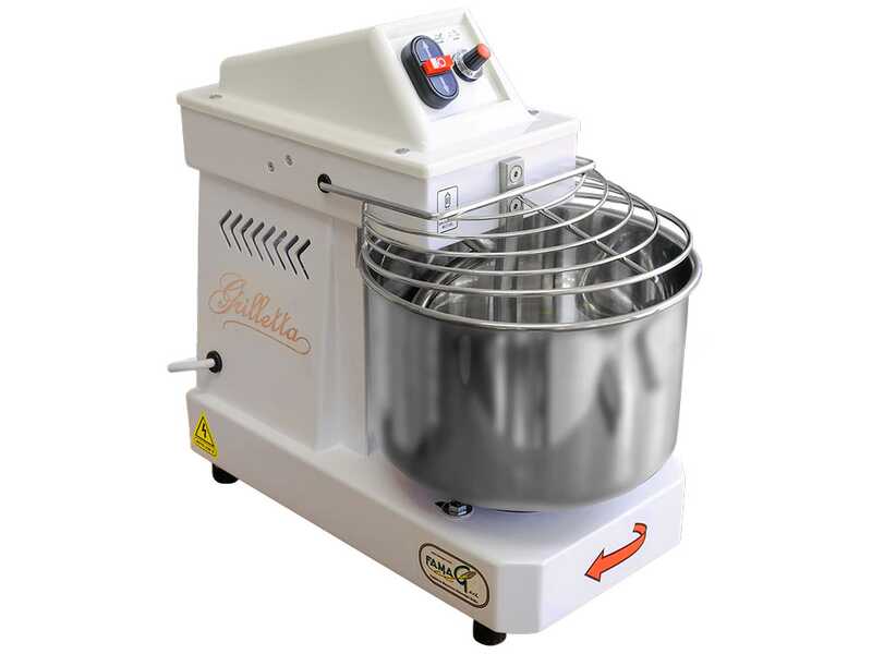 Famag Grilletta IM 5/230 10 Velocit&agrave; HH - P&eacute;trin &agrave; spirale 5 kg &agrave; haut niveau d'hydratation