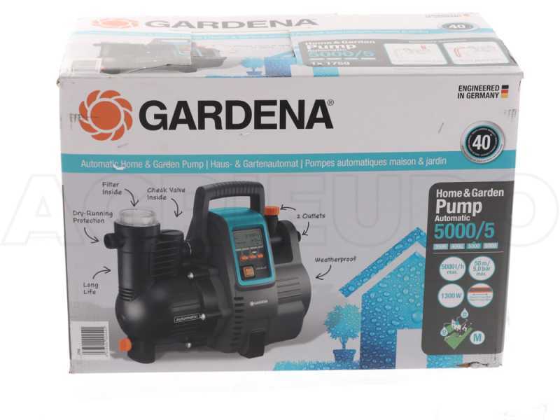 Pompe Gardena automatique 5000/5E LCD Avec fonction &eacute;conomie d'&eacute;nergie