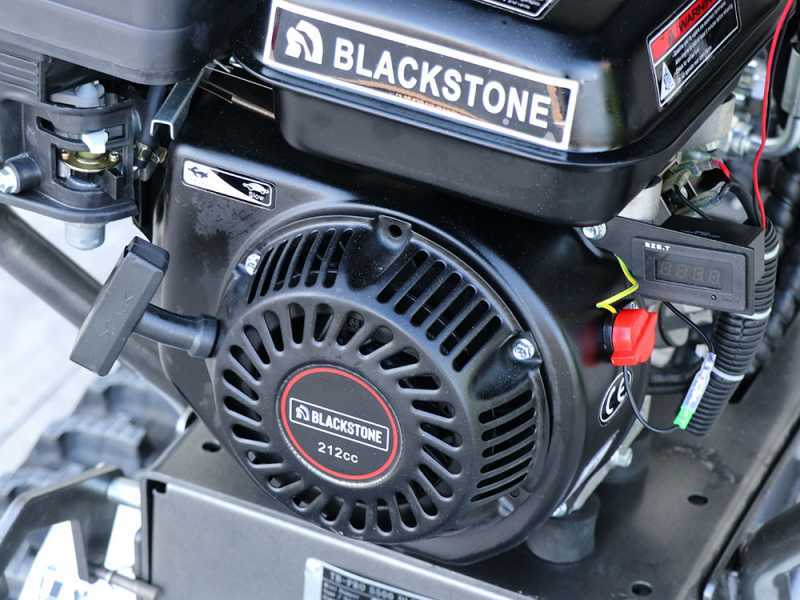 Blackstone TB-PRO 5500 DLT-Hydro - Brouette &agrave; chenilles avec benne dumper hydraulique 500 Kg - Transmission hydrostatique