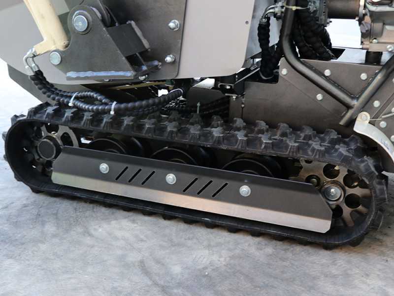 Blackstone TB-PRO 5500 DLT-Hydro - Brouette &agrave; chenilles avec benne dumper hydraulique 500 Kg - Transmission hydrostatique