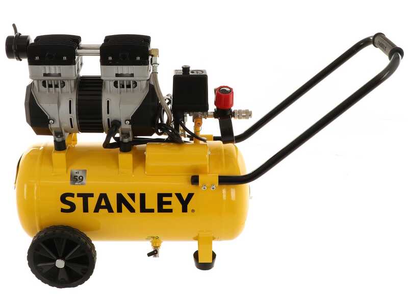 Compresseur d'air, 500 litres, 2 moteurs, 5,5 CV, 380 volts, italien STANLEY,  modèle BA