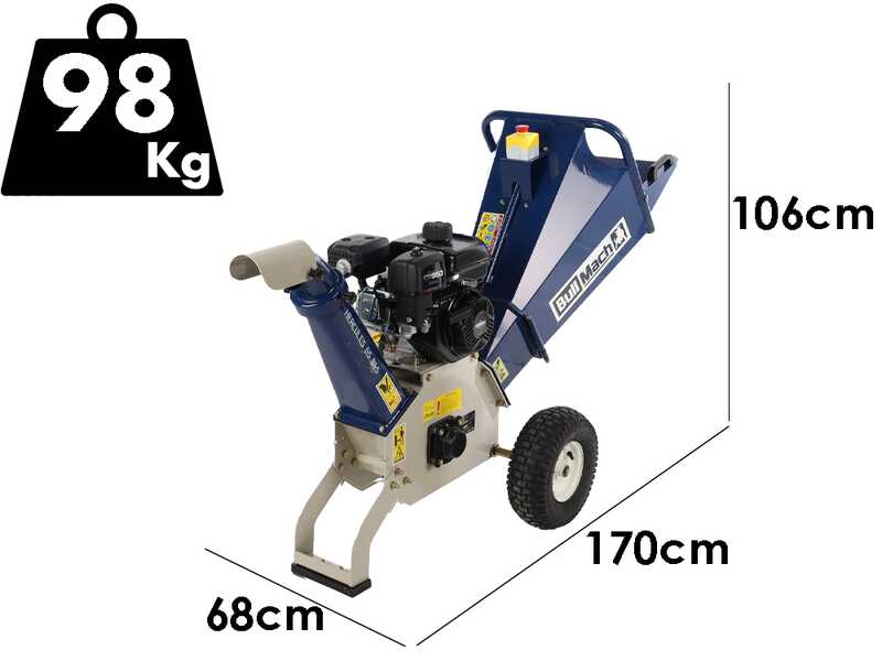 BullMach Hercules 65 B&amp;S - Broyeur thermique - Moteur B&amp;S CR950