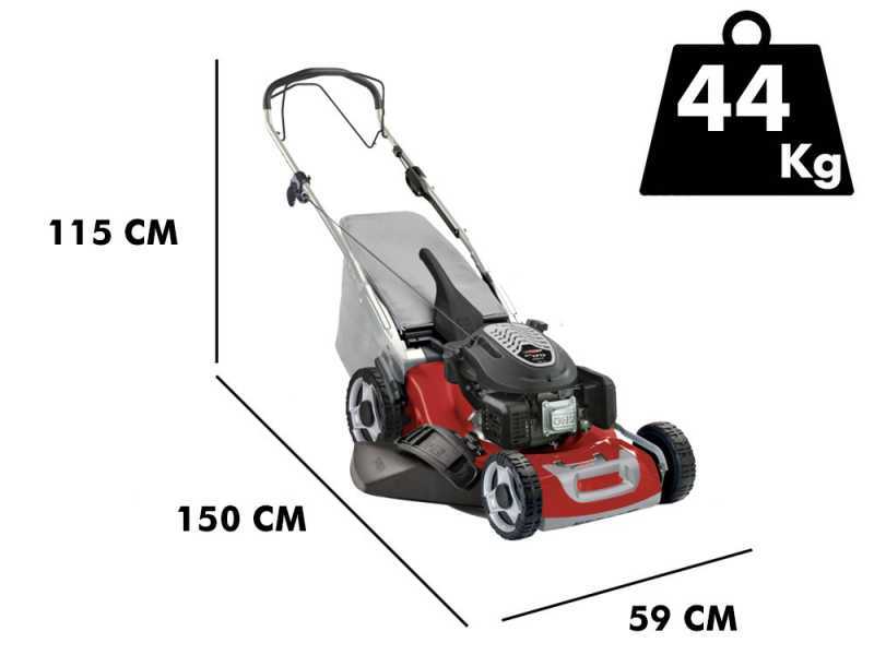 Tondeuse autotract&eacute;e  CastelGarden XM 55 S - avec moteur thermique ST 170 - coupe 53cm