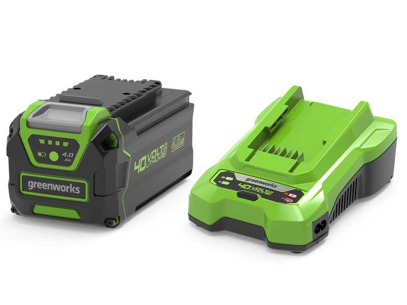 Starter kit Greenworks Batterie 40V 4Ah  + Chargeur