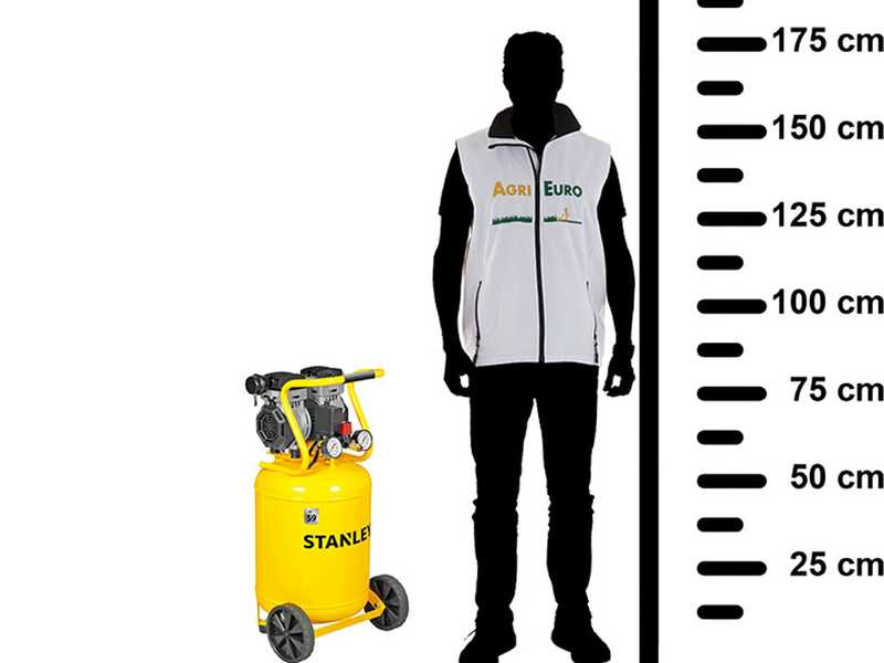 Stanley DST 150/8/50 - Compresseur d'air &eacute;lectrique compact vertical