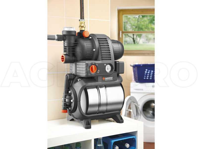 Pompe surpresseur Gardena 5000/5 Eco INOX - 1200W- pour eaux claires - 5,0Bars