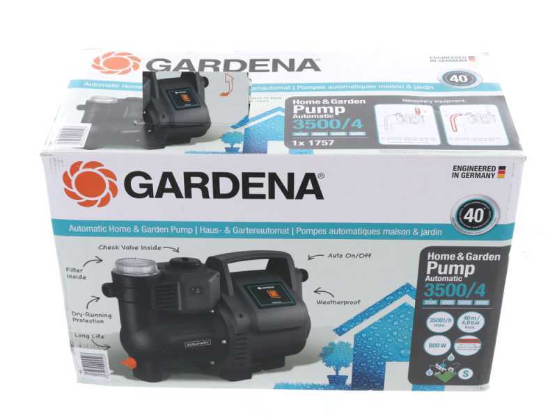 Pompe Gardena automatique 3500/4E - 800W- pour eaux claires - 4,0Bars