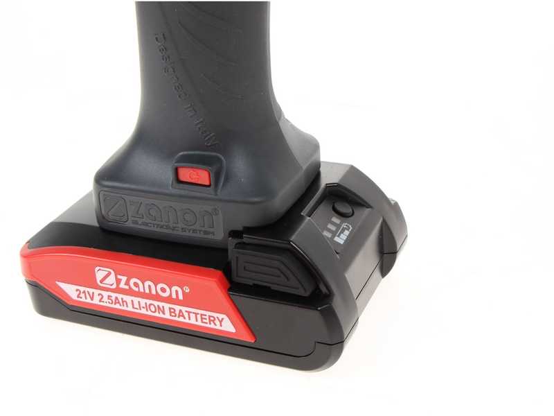 S&eacute;cateur &eacute;lectrique de taille Zanon ZM 35 -Double diam&egrave;tre de coupe &Oslash; 20-35 mm -2 batteries incluses
